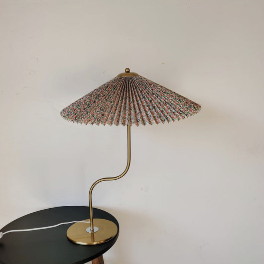 Pleated Elegance | Modern Fabric Table Lamp for Bedroom and Living Room 1