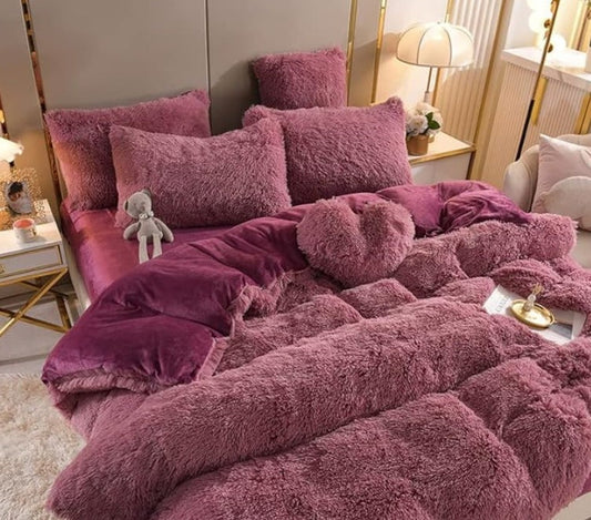 Plush Duvet Cover Set | Premium Microfiber with Zipper Closure and Corner Straps | All-Season Comfort for Queen and King Size Beds 0