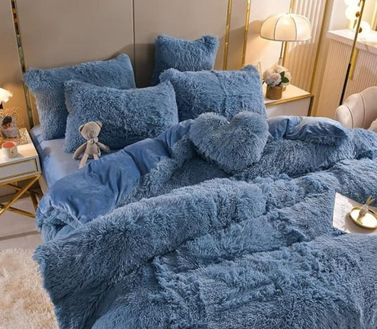 Plush Duvet Cover Set | Premium Microfiber with Zipper Closure and Corner Straps | All-Season Comfort for Queen and King Size Beds 13