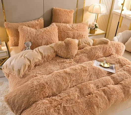 Plush Duvet Cover Set | Premium Microfiber with Zipper Closure and Corner Straps | All-Season Comfort for Queen and King Size Beds 15