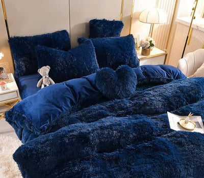 Plush Duvet Cover Set | Premium Microfiber with Zipper Closure and Corner Straps | All-Season Comfort for Queen and King Size Beds 6