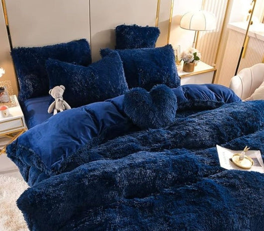 Plush Duvet Cover Set | Premium Microfiber with Zipper Closure and Corner Straps | All-Season Comfort for Queen and King Size Beds 6