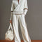 Rachel | Women's Set Loungewear Two Piece Sets Grey Polyester Adult