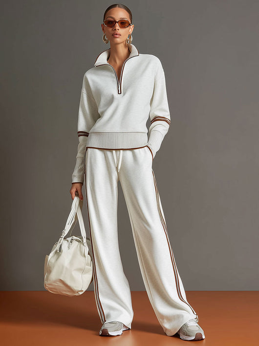 Rachel | Women's Set Loungewear Two Piece Sets Grey Polyester Adult 3