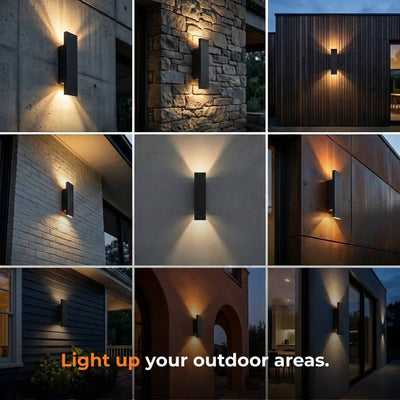 RainGuard | Modern Weatherproof LED Outdoor Wall Light in Durable Aluminum 3
