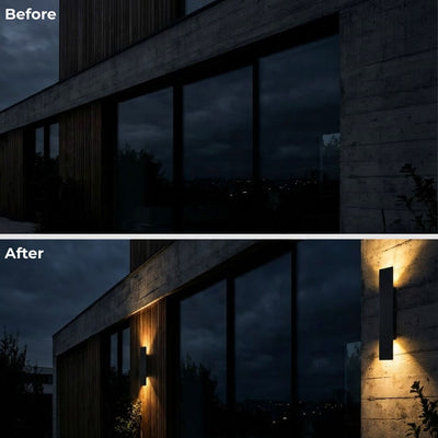 RainGuard | Modern Weatherproof LED Outdoor Wall Light in Durable Aluminum 4