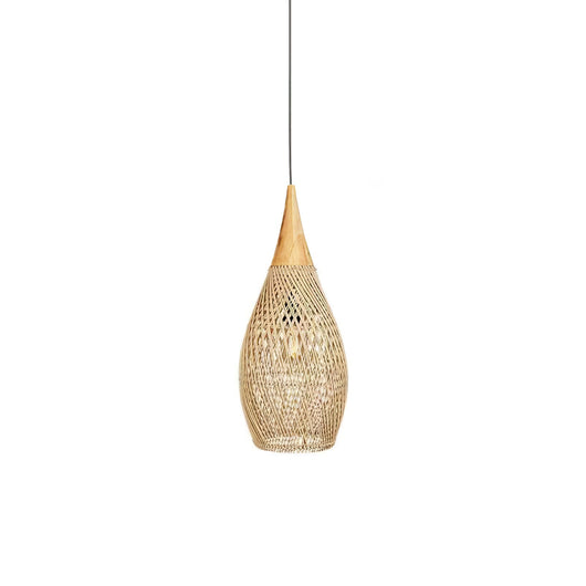RattanCraft | Elegant Handwoven Rattan Pendant Light Fixture for Kitchen and Living Spaces 13