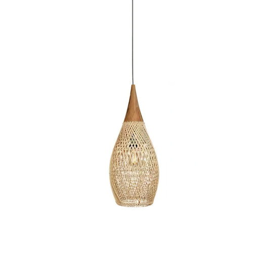 RattanCraft | Elegant Handwoven Rattan Pendant Light Fixture for Kitchen and Living Spaces 14