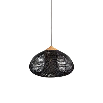 RattanCraft | Elegant Handwoven Rattan Pendant Light Fixture for Kitchen and Living Spaces 1