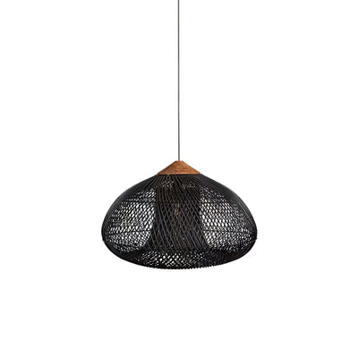 RattanCraft | Elegant Handwoven Rattan Pendant Light Fixture for Kitchen and Living Spaces 2