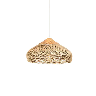 RattanCraft | Elegant Handwoven Rattan Pendant Light Fixture for Kitchen and Living Spaces 5