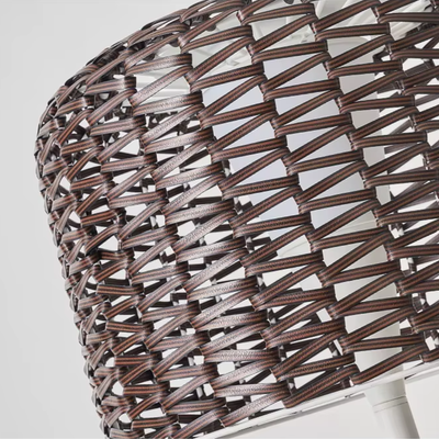 RattanGlow | Elegant Solar Outdoor Floor Lamp with Integrated LED Lighting 8