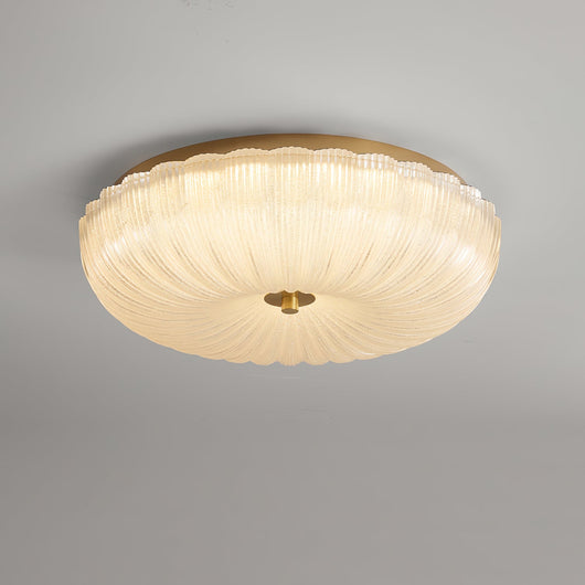 RippleGlass | Elegant Modern Flush Mount Ceiling Light Fixture 0