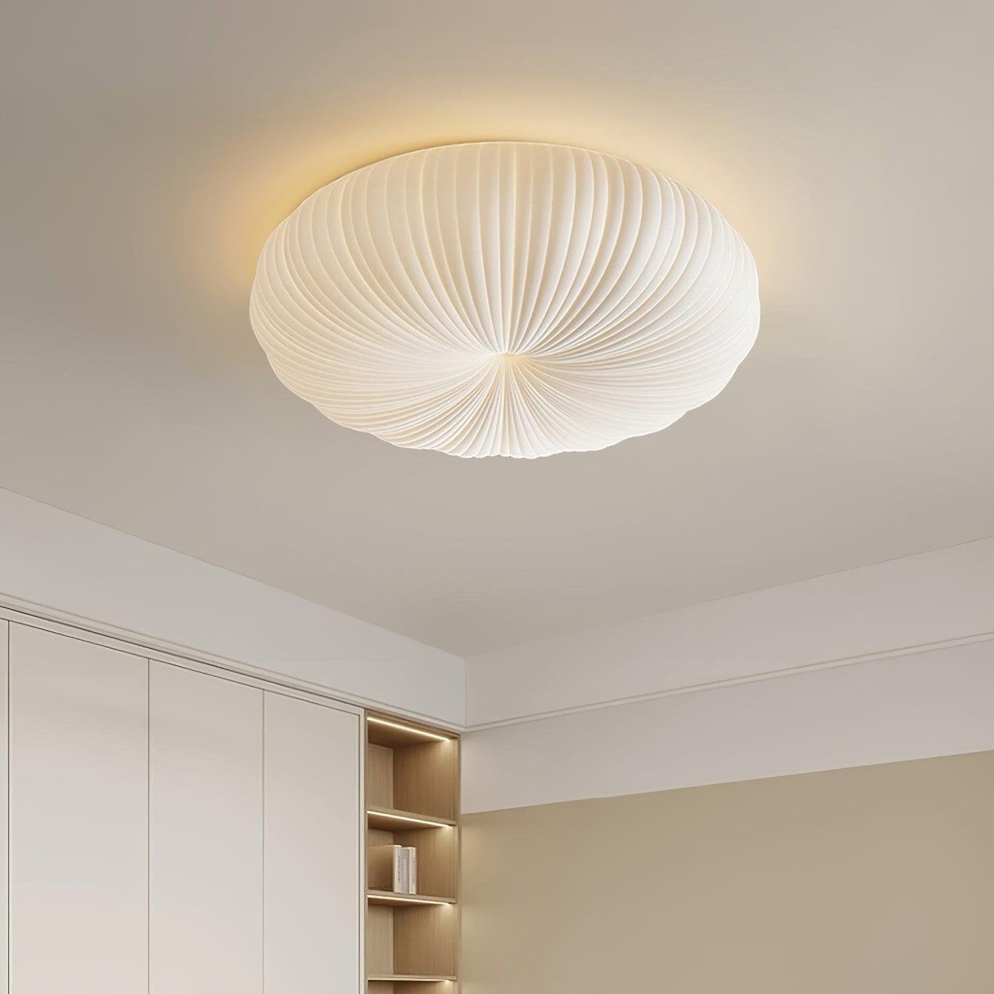 RobbyLight | Elegant Modern Flush Mount Ceiling Light with Remote Dimming 4