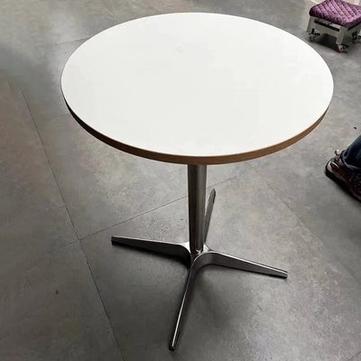 Round Dining Table | Solid Wood and Stainless Steel | Minimalist Design for Dining Room and Kitchen 3
