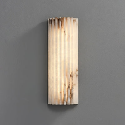 RulaStone | Elegant Alabaster Wall Light with Unique Natural Patterns 1