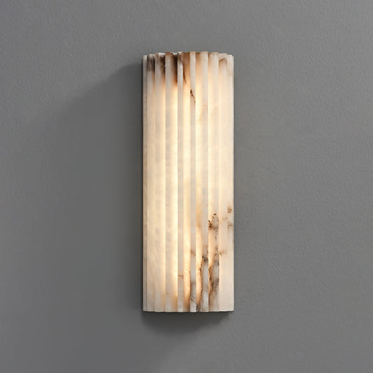RulaStone | Elegant Alabaster Wall Light with Unique Natural Patterns 1