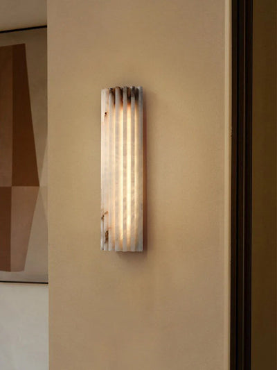 RulaStone | Elegant Alabaster Wall Light with Unique Natural Patterns 7