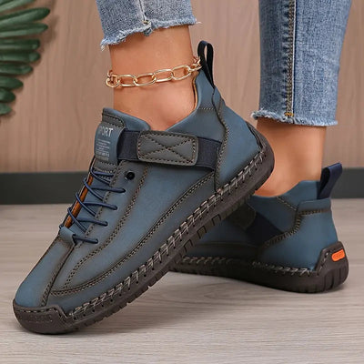 Samantha | Orthopedic Sneakers Slip On Arch Support Black Breathable Women Adult 5