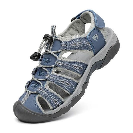 Samantha | Women's Sandals Lightweight Quick-Drying Blue Webbing Adult 0
