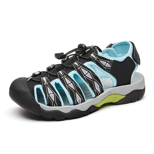 Samantha | Women's Sandals Lightweight Quick-Drying Blue Webbing Adult 12