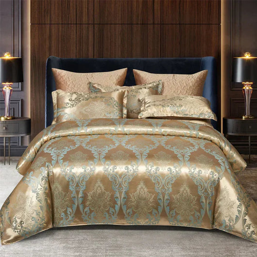 Satin Duvet Cover Set | Luxurious Soft Fabric | Elegant Design for Queen and King Beds | Summer Bedding 0