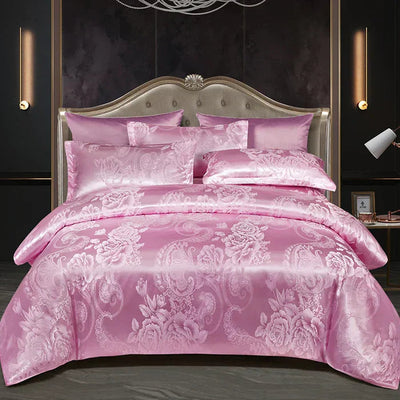 Satin Duvet Cover Set | Luxurious Soft Fabric | Elegant Design for Queen and King Beds | Summer Bedding 10
