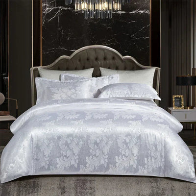 Satin Duvet Cover Set | Luxurious Soft Fabric | Elegant Design for Queen and King Beds | Summer Bedding 13