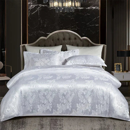 Satin Duvet Cover Set | Luxurious Soft Fabric | Elegant Design for Queen and King Beds | Summer Bedding 13