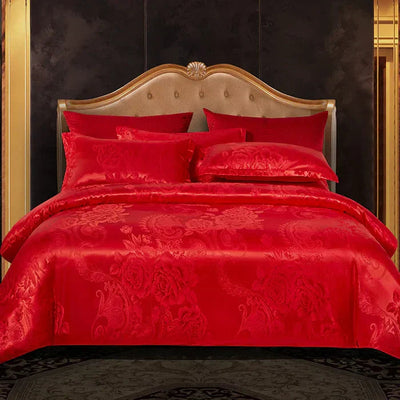 Satin Duvet Cover Set | Luxurious Soft Fabric | Elegant Design for Queen and King Beds | Summer Bedding 14