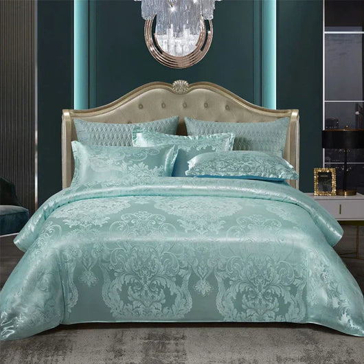 Satin Duvet Cover Set | Luxurious Soft Fabric | Elegant Design for Queen and King Beds | Summer Bedding 16