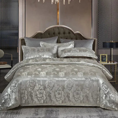 Satin Duvet Cover Set | Luxurious Soft Fabric | Elegant Design for Queen and King Beds | Summer Bedding 18