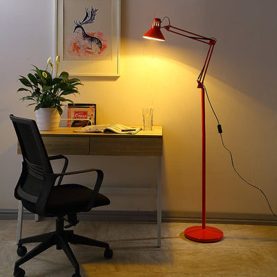 ScandiGlow | Elegant Modern Black Floor Lamp for Living Room with Swivel Design 2
