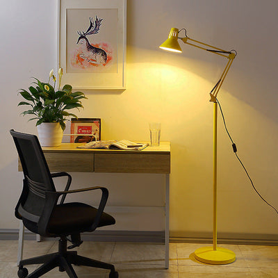 ScandiGlow | Elegant Modern Black Floor Lamp for Living Room with Swivel Design 9
