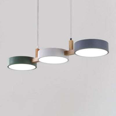 ScandiGlow | Elegant Modern Chandelier Light for Dining Room with Iron and Wood Accents 10