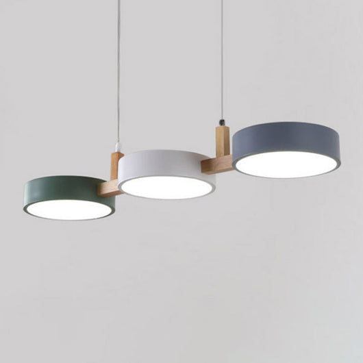 ScandiGlow | Elegant Modern Chandelier Light for Dining Room with Iron and Wood Accents 10