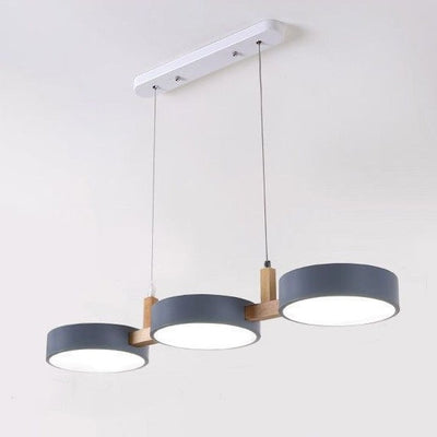 ScandiGlow | Elegant Modern Chandelier Light for Dining Room with Iron and Wood Accents 11