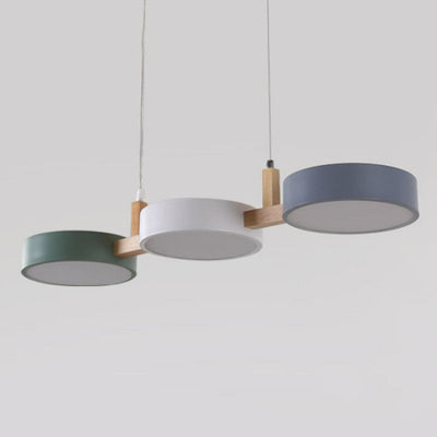 ScandiGlow | Elegant Modern Chandelier Light for Dining Room with Iron and Wood Accents 7
