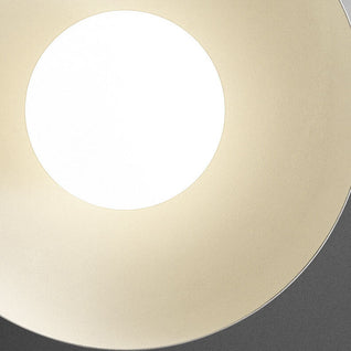 Semi-Flush Mount Light | Iron & Glass | Modern Design with Soft Ambient Lighting | Ideal for Hallway or Living Room