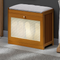 Shoe Storage Bench | Bamboo & ABS | Breathable Flip-Top Design | Entryway Shoe Rack