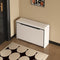 Shoe Storage Bench | PU Leather & Pine | Minimalist Design | 2-Tier Organizer for Entryway