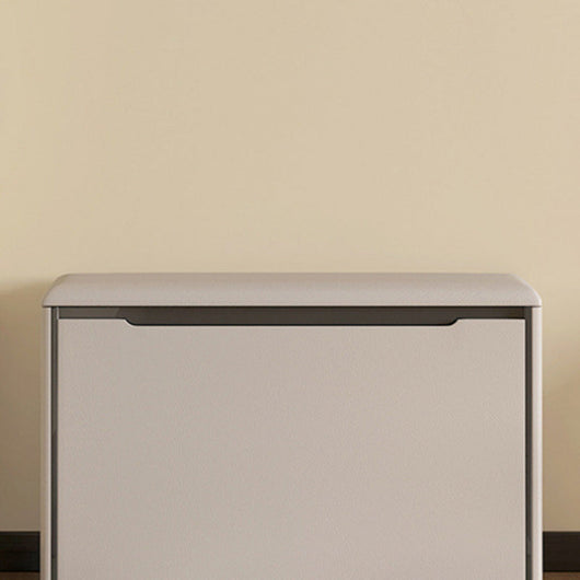 Shoe Storage Bench | PU Leather & Pine | Minimalist Design | 2-Tier Organizer for Entryway 7
