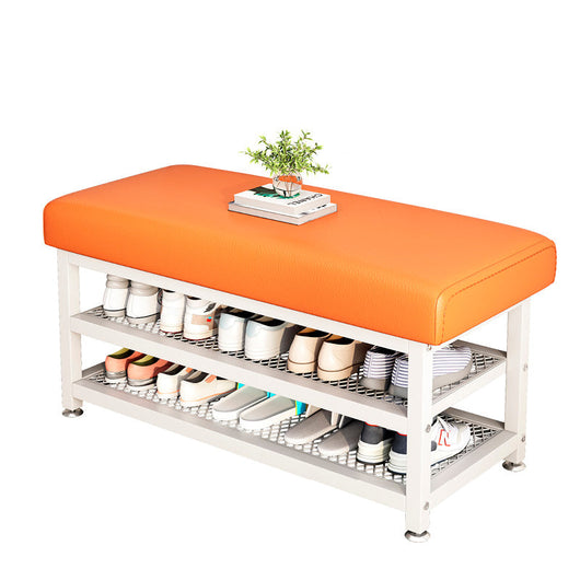 Shoe Storage Rack | Tech Fabric & Carbon Steel | 2-Tier Space-Saving Design | Entryway Organization 10