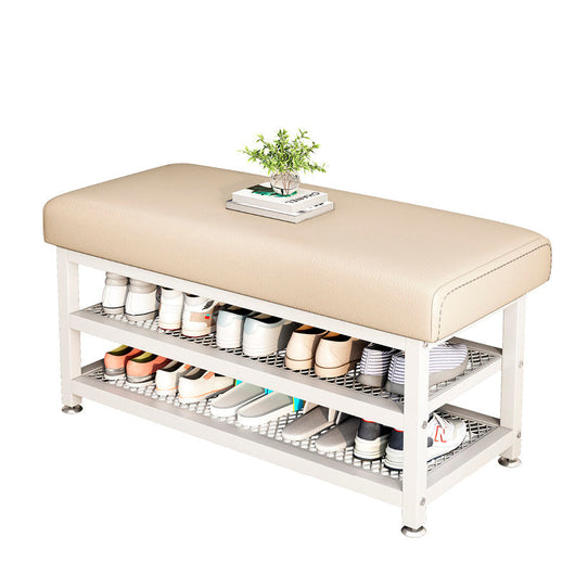 Shoe Storage Rack | Tech Fabric & Carbon Steel | 2-Tier Space-Saving Design | Entryway Organization 19