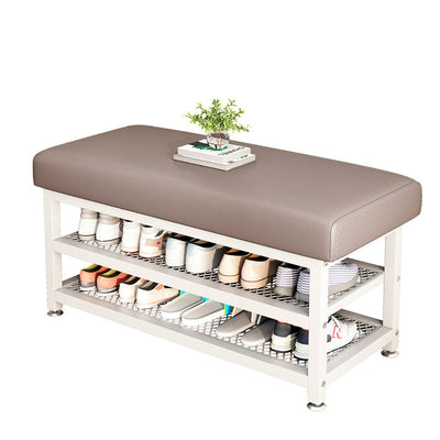 Shoe Storage Rack | Tech Fabric & Carbon Steel | 2-Tier Space-Saving Design | Entryway Organization 21
