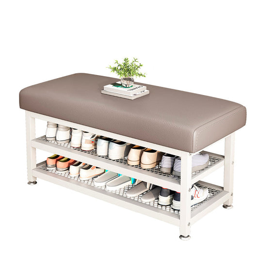 Shoe Storage Rack | Tech Fabric & Carbon Steel | 2-Tier Space-Saving Design | Entryway Organization 21