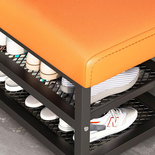 Shoe Storage Rack | Tech Fabric & Carbon Steel | 2-Tier Space-Saving Design | Entryway Organization 8