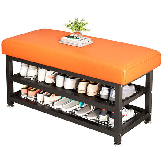 Shoe Storage Rack | Tech Fabric & Carbon Steel | 2-Tier Space-Saving Design | Entryway Organization 9