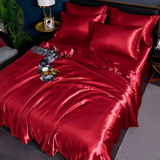 Silk Bedding Set | Soft and Breathable Duvet Covers | Luxurious Comfort for Bedroom 1