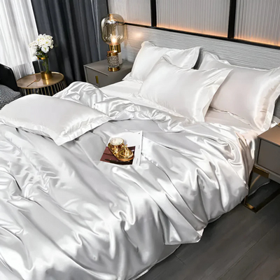 Silk Bedding Set | Soft and Breathable Duvet Covers | Luxurious Comfort for Bedroom 4